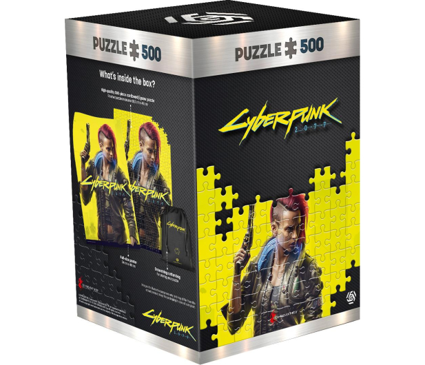 GOOD LOOT Cyberpunk 2077: Keyart Female V Puzzle 500 - 601985 - zdjęcie 2